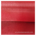 Twill Red Twill para tecido de fibra Aramid